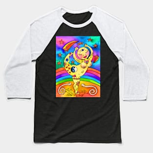 Yoga Moon Baseball T-Shirt